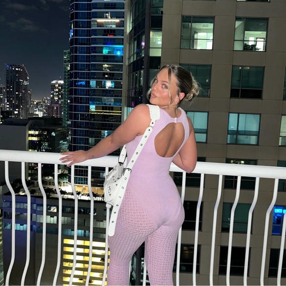 Missy Empire Purple Jumpsuit - Picture 1 of 5